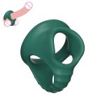 Silicone Penis Ring Male Chastity Device Testicle Bondage Cock Scrotal Ring Longer Lasting Stronger Adult Sex Toy for Men Couple