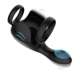 Male Prostate Massage Vibrator Anal Plug Wear Silicone Stimulate Massager Delay Ring Waterproof Toy for Men