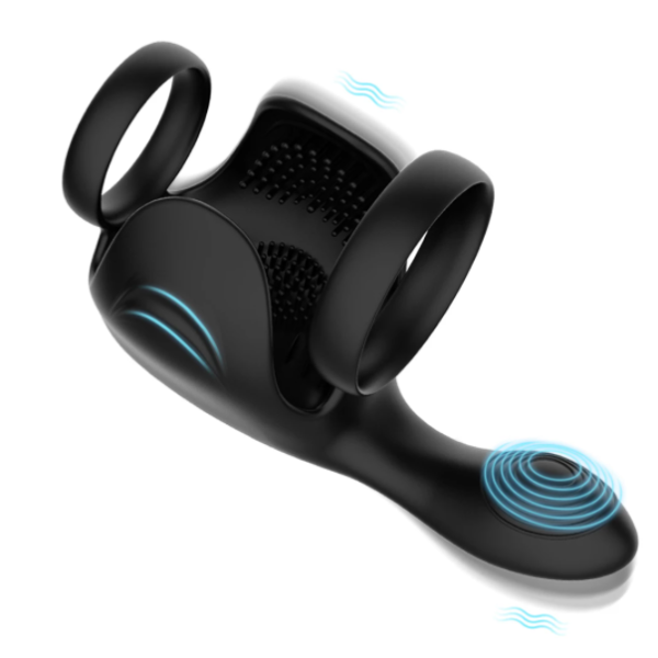 Male Prostate Massage Vibrator Anal Plug Wear Silicone Stimulate Massager Delay Ring Waterproof Toy for Men