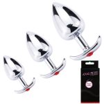 Amazon Hot Luxury Jewelry Training Set Stainless Steel Butt Plug Fetish Bondage Anal Stimulation Sex Toy for Male and Female
