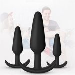 Silicone Butt Plugs Training Set for Beginners Advanced Users With Flared Base Prostate Sex Toys Anal Plug