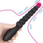 10 Speed Anal Vibrator Anal Beads Prostate Massage Dual Motor Butt Plug Stimulator USB Charge Vibrators Sex Toys for Men Women