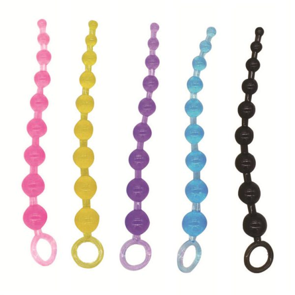 Cheaper Plastic Anal Bead Anal Prostate Stimulator Ball Beads Butt Plug Anal Plug Adult Products Sex Toys for Women Men Gay