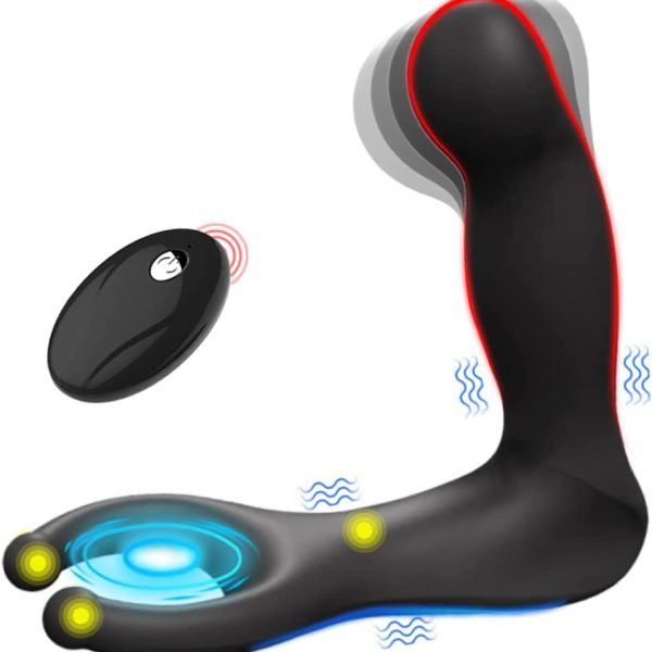 Anal Vibrator Prostate Massager Anal Sex Toys for Man, Black