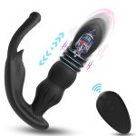 Male Prostate Massager Anal Vibrator Thrusting Vibrating 10 Modes With Cock Ring Anal Plug Anal Sex Toys