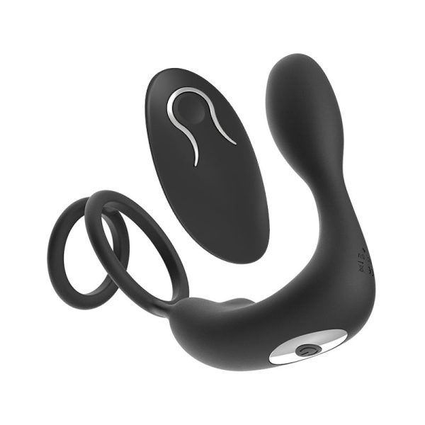 Remote Control Anal Plug With Cock Ring Vibrating Prostate Massager Thrusting Butt Plug Vibrator for Men and Women Sex Toys