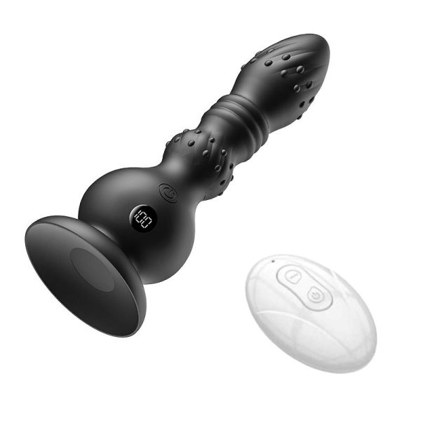 Wireless Remote Control Vibrating Male Prostate Massager With Suction Cup Silicone Anal Vibrator Butt Plug Sex Toy for Men