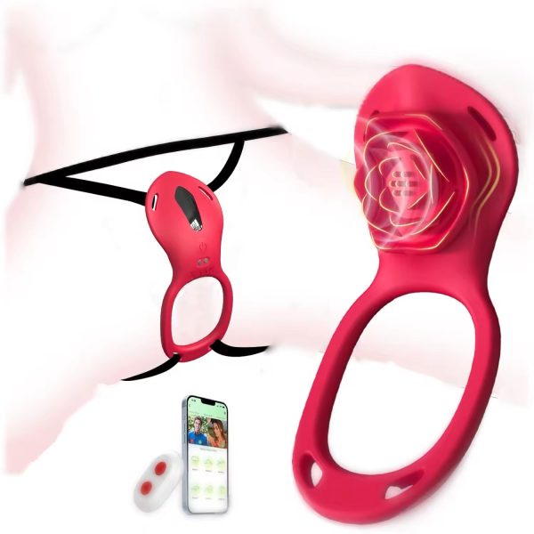 Adult BDSM Female Sex Toy Adult Products Panty Vibrators for Woman Multi Modes Adjustable Buckle Vibrating Rings