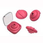 Women's Rechargeable Magnetic Sex Toy Portable Sexy Nipples Clitoris Vibrator Stimulating Sucking Tapping for Woman