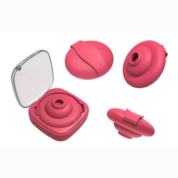 Women's Rechargeable Magnetic Sex Toy Portable Sexy Nipples Clitoris Vibrator Stimulating Sucking Tapping for Woman