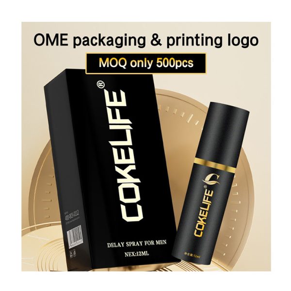 CokeLife ISO13485 OEM 12ML X4% Delay Spray Long Lasting Climax Time Prolong Ejaculation Male Delay Long Time Sex Oil for Men