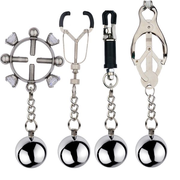 Nipple Clamps With Chain Nipple Stimulator Nipple Clamp Sex Toys for Woman