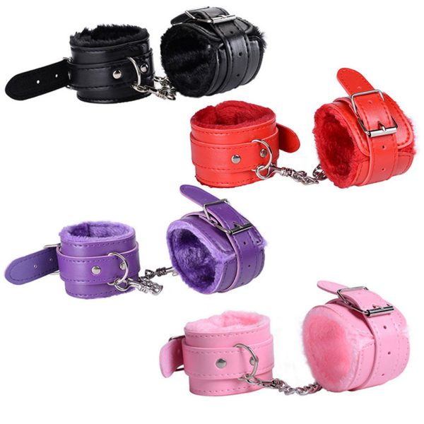 Role Play Sexy Erotic Accessories Hand Cuffs Slave Fetish Role Playing BDSM Bondage Sex Game Sex Toys Handcuffs for Couples