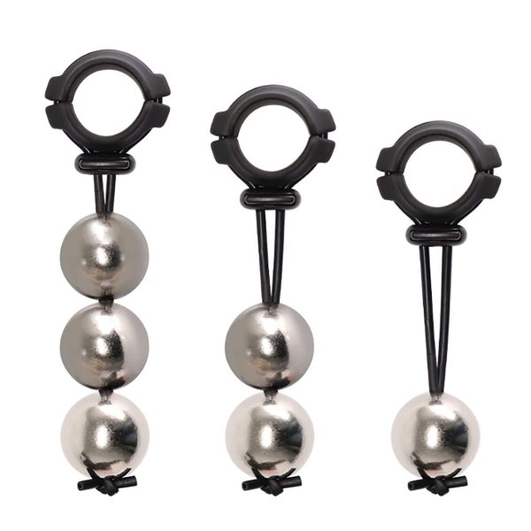 Weighty Penis Extender Device Metal Ball Cock Ball Adjustable Penis Stretcher Cock Pendant Male Penis Physical Exercise Device