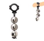 Hot Sale Metal Ball Cock Ball Adjustable Penis Stretcher Cock Pendant Weighty Penis Extender Male Penis Physical Exercise Device