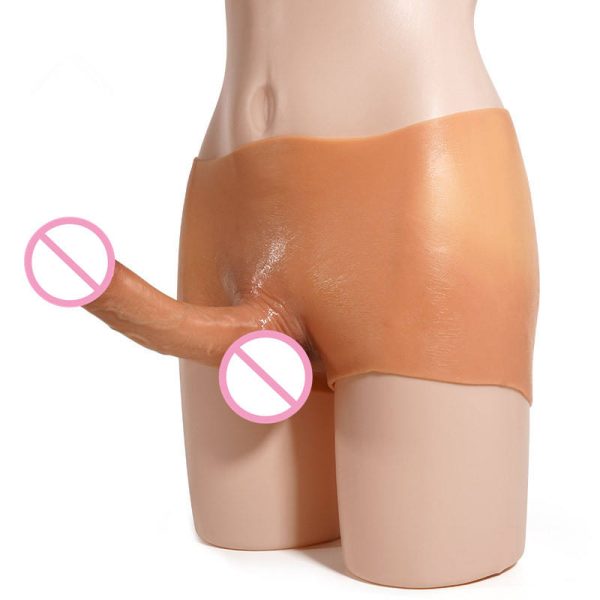 Real Penis Wearable Strap on Dildo Panties for Woman Lesbian Wear Masturbator Sex Bondage Strapless Dildo