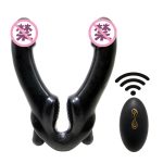 Strapon Dildo Vibrators for Women Triple Motor Massage Anal Clitoris Vaginal G Spot Gay Adult Erotic Intimate Sex Toy for Couple