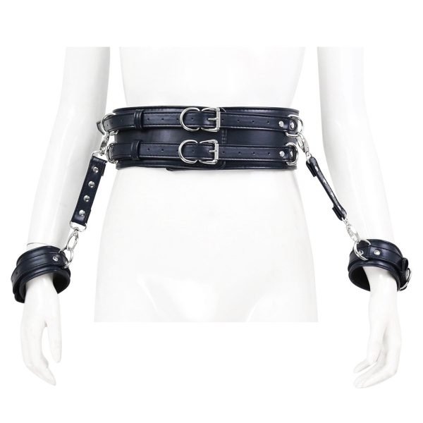 BDSM Sex Kit Set for Couple Sex Toy for Women With 2 Wrists Cuffs and Thigh Waist Straps SM Cortex Set Harness Bondage
