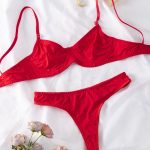 Wholesale Ladies Smooth Comfortable Thin Underwear Women Sexy Nightwear Inner Underwear Bra Set