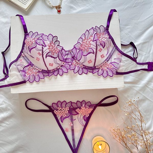 Elegant Honeymoon Gift Sexy Nighty Underwear Set Party Club Night Women Romantic Lingerie Set