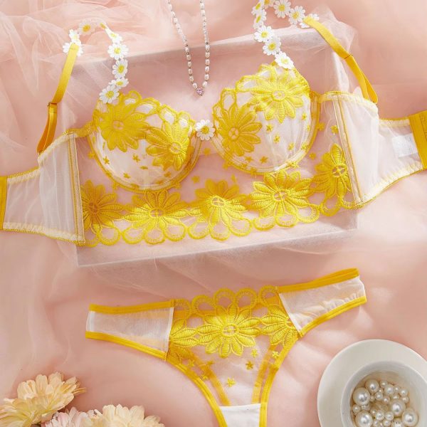 Women's Sexy Lingerie Set New Fresh and Refined Waistband Design, Widened Belt for More comfort