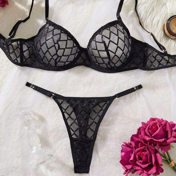 New Sexy Lingerie Diamond Pattern Mesh Anti-Slip Suspender Gathering Woven Lace Hole Decorations ODM Spandex Thin Thighs Bag