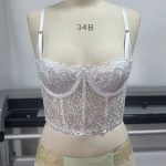 Women's Sexy Solid Pattern Bra & Brief Sets Pure Desire Push-Up Bra with Lace and Slimming Thongs Panties