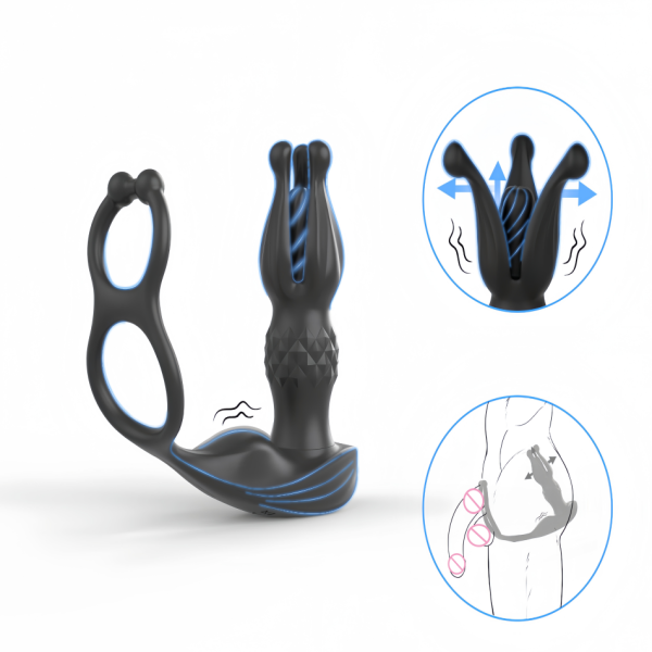 Factory Wireless Remote Control Prostate Massager 9 Speed Men Vibrating Anal Plug Anal Vibrator Toy Male Mystery Box