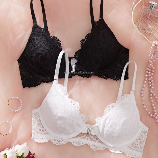 Mesh Sexy Lace Push-Up French Strap Bra Pure Desire Erotic Anti-Sagging Underwear Elegant Bra & Brief Sets