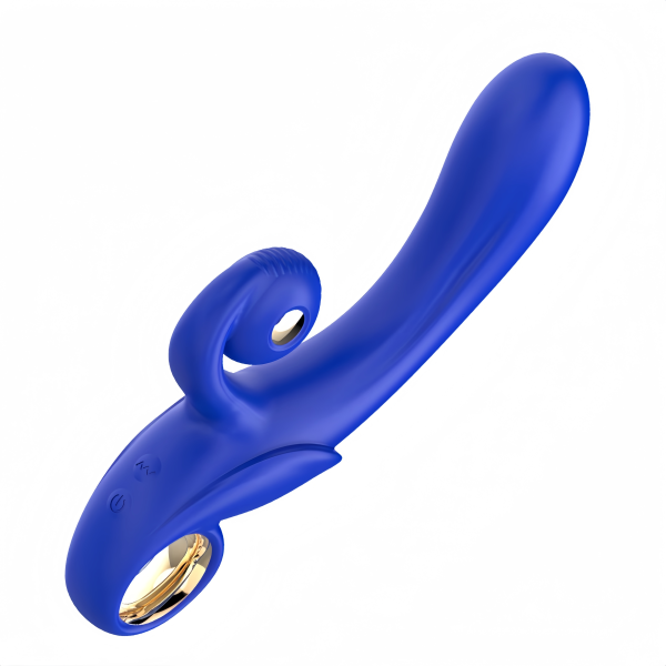 Wholesale G Spot Clitoral Stimulation Snail Vibrator 10 Speed 2 in 1 Dildo Stimulator Sex Toys for Women