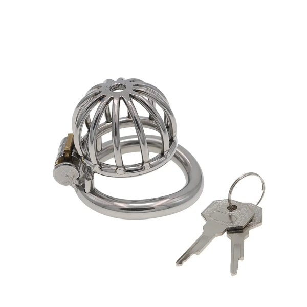 BDSM Bondage Sex Toys for Couples Chastity Belt Device Cock Cage Slave Punish Fun Men's Stainless Steel Chastity Cage Lock