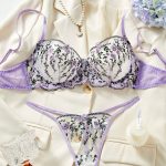 2025 Wholesale Woman High Quality G-String Sets Luxury Lace Women's Sexy Underwear Lingerie for Women Lingerie Set