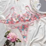 Sexy Lingerie Woman's Bra Bowknot Sexy Wire Free Lingerie Underwear Two Piece Female White Set Set Women's Erotic Lingerie Suit