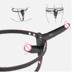 Double Penis Strapon Realistic Dildo for Adult Panties Ultra Elastic Harness Belt Strap on Big Dildo Vibrator Sex Toys for Woman