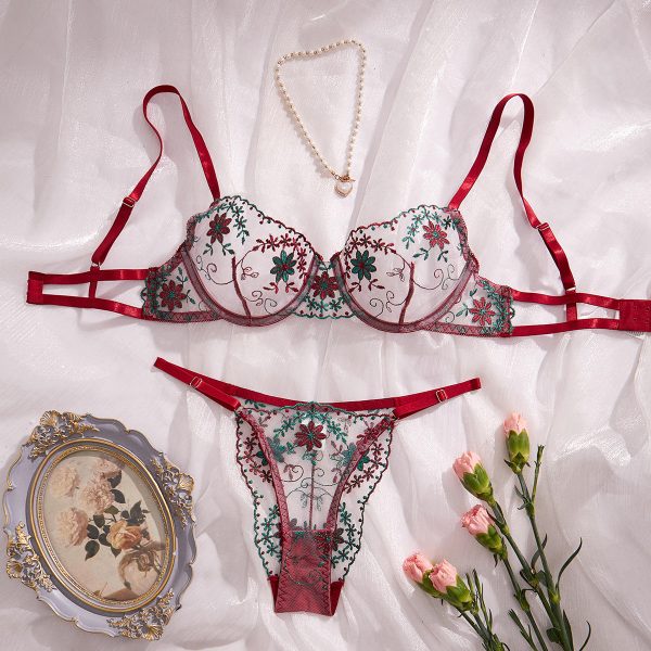 Manufacturer New Design Women's Sexy Lingerie One Piece Lace Underwear Sets Multiple Colors Hollowed Out Women Lingerie Sets