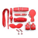 Sex BDSM Set Bondage PU Leather Fetish 8 Kit Restraints Slave BDSM for Couples