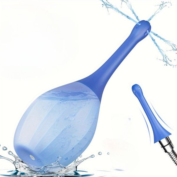 300ML Enema Anal Douches Enema Bulb With Bendable Silicone Nozzles Anti Backflow Shower Douche Enema Kit for Men and Women