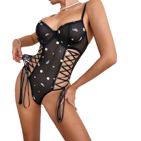 Wholesale of Best-selling Halter Strapless, Daisy Embroidered Romantic Jumpsuit and Sexy Underwear From the Factory