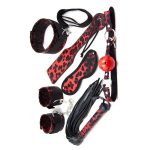 6 Pcs/set Erotic Adults Games BDSM Handcuffs Nipple Clamps Bondage Set Sex Toys for Couples