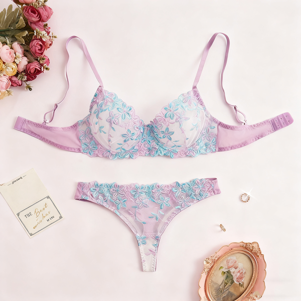 Manufacturer Sexy Exotic Women's Clothing Sexy Underwear Set Women Sexy Bra and Thong Garter Belt Sets Sexy Lingerie