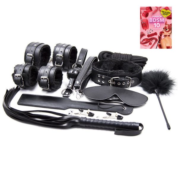 High Quality Bondage Gear 10 Piece BDSM Sexuel Erotic for Couples Sex Furniture Set Adult Sex Toy Japan Bondage Kit SM Product