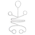 Stainless Metal Handcuffs BDSM Flirting Toy for Couples Sex Toys for Woman Men Sm Bondage Kit Sex Toy Online%