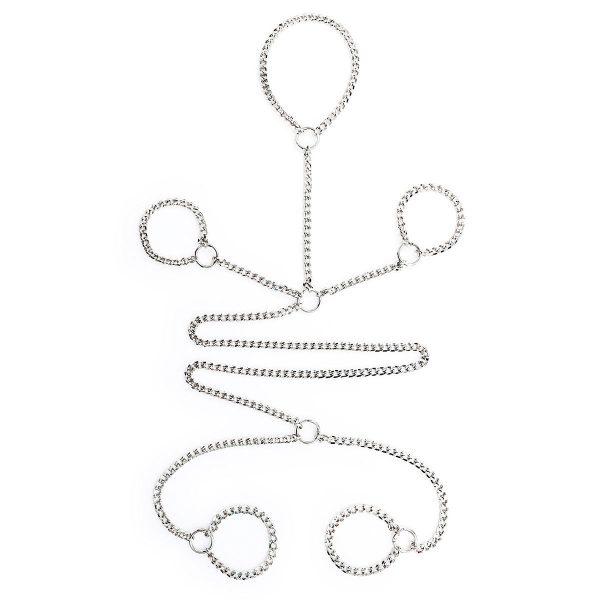 Stainless Metal Handcuffs BDSM Flirting Toy for Couples Sex Toys for Woman Men Sm Bondage Kit Sex Toy Online%