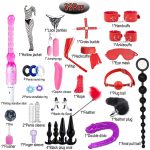 Ultimate Bondage Set Vibrating Silicone Anal Plug and Dildo Perfect Adult Toy for Male and Female Sales - 图片 2