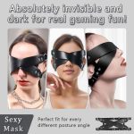 Pu Leather Personality Cross Sexy Eye Mask Party Costume Ball BDSM Women Men Game Decorative Party Eye Mask - 图片 2