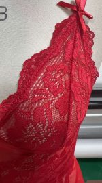 Manufacturer's Sale Lady's Sexy Pullover Nightgown Home Loungewear Elastic Waist Closure Custom Logo Lace Design for Sleep Time - 图片 2