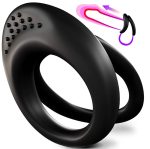 Cock Ring on for Men Delay Ejaculation Erection Sex Shop Toys for Couple Sextoy Penisring Man Enlarger Silicone Penis Ring - 图片 2