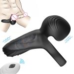 2022 Vibrator Penis Cock for Man Delay Ejaculation Sex Toys Couple Rings Penisring Vibrating Ring Vibrator for Men - 图片 2