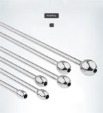 Male Urethral Dilator Metal Catheter Penis Plug Sounding Horse Eye Stimulation Adult Products Toys for Men Urethral Sound - 图片 2