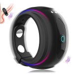 Silicone Sexy Toys Cock Vibrating Ring Vibrator Watch Design Rechargeable Adjustable Penis Ring for Men Gay Adult - 图片 2